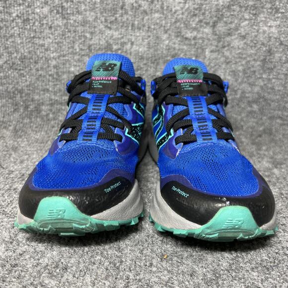 New Balance Trail Running Shoes Womens Size 6.5 Blue Nitrel v4 DynaSoft WTNTRLL4 - Picture 2 of 9